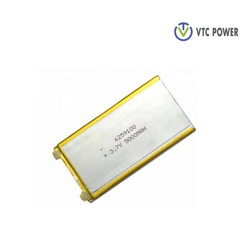 3.7v 리튬 이온 폴리머 배터리 5000mah